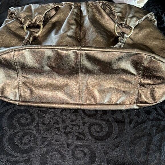 ELLIOT LUCA  Metallic Bronze Shoulder Bag - Picture 15 of 16